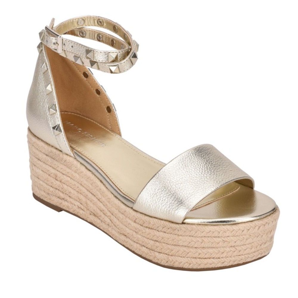 MarcFisher Jazlyn Studded EspadrilleSandal NWT&box